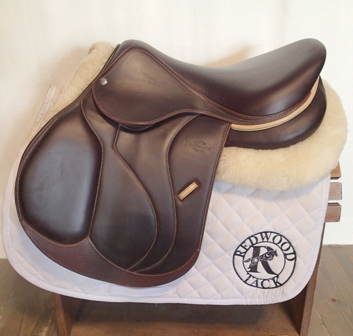 17" Devoucoux Biarritz O Saddle - Full Buffalo - 2023 - 2A Flaps - 4.5" dot to dot