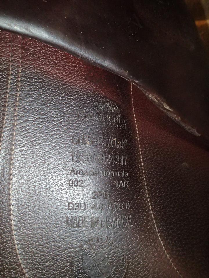 17.5" Devoucoux Chiberta Lab Monoflap Saddle - Full Buffalo - 2019 - 1AR Flaps (038)