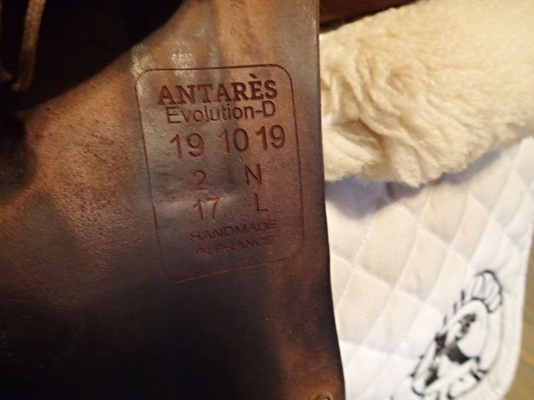17" Antares Evolution Saddle - 2019 - 2N Flaps - 4.75" dot to dot (041)
