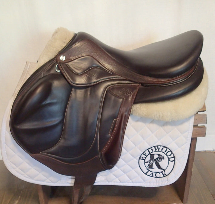 18" Devoucoux Chiberta Lab Monoflap Saddle - Full Buffalo - 2019 - 2AA Flaps