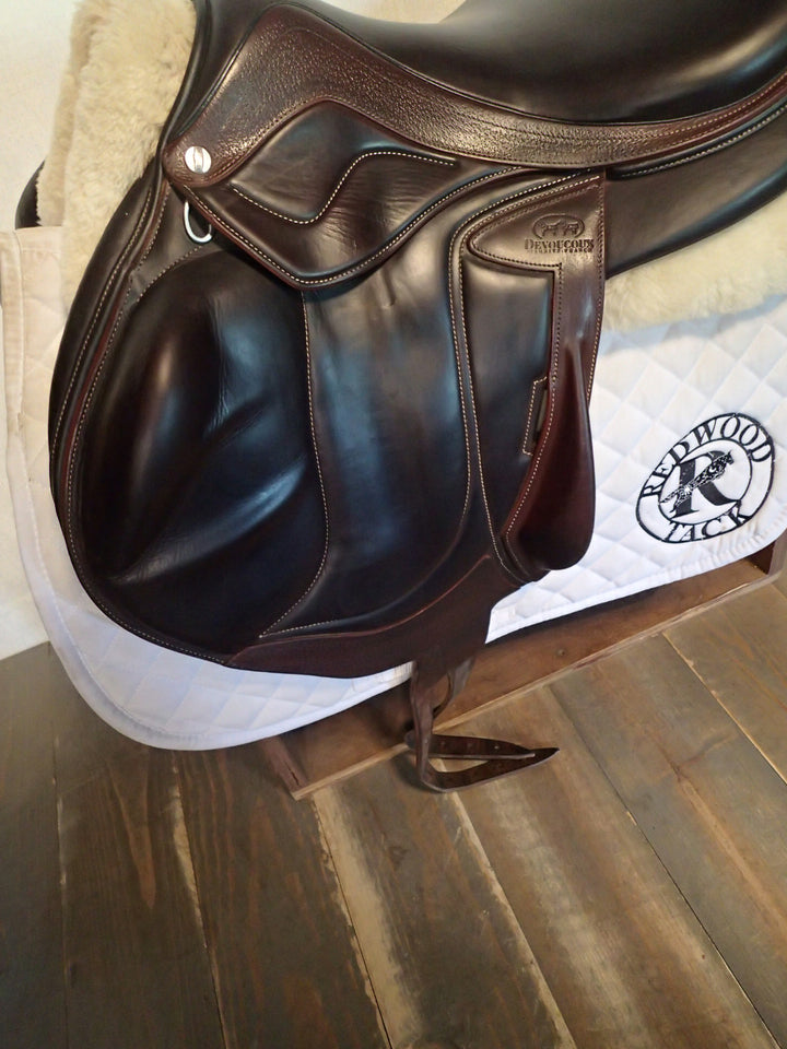 18" Devoucoux Chiberta Lab Monoflap Saddle - Full Buffalo - 2019 - 2AA Flaps