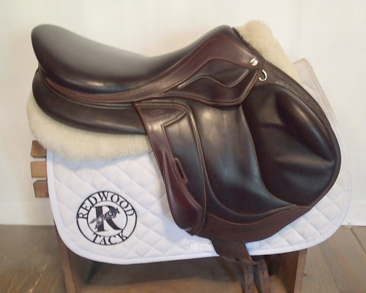 18" Devoucoux Chiberta Lab Monoflap Saddle - Full Buffalo - 2019 - 2AA Flaps