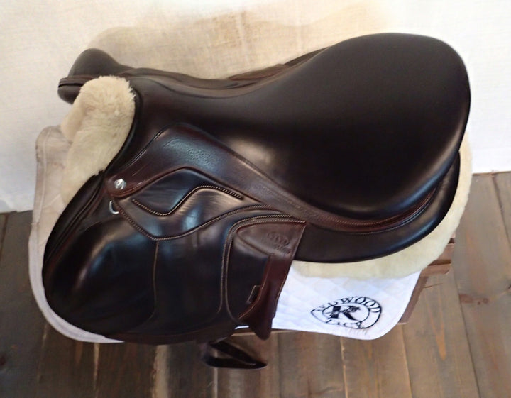 18" Devoucoux Chiberta Lab Monoflap Saddle - Full Buffalo - 2019 - 2AA Flaps