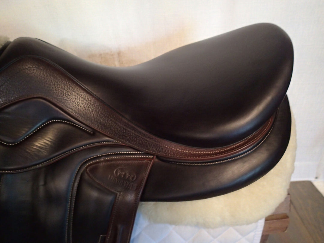 18" Devoucoux Chiberta Lab Monoflap Saddle - Full Buffalo - 2019 - 2AA Flaps