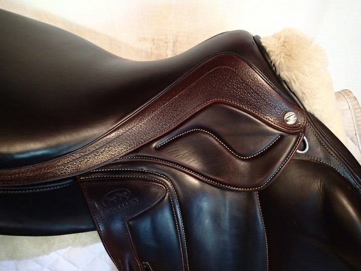 18" Devoucoux Chiberta Lab Monoflap Saddle - Full Buffalo - 2019 - 2AA Flaps