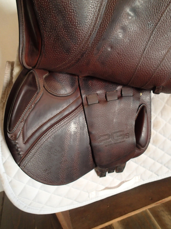 17.5" CWD Hunter Mademoiselle 2Gs Saddle - Full Buffalo - 2021 - 2CH Flaps - SE38 (046)