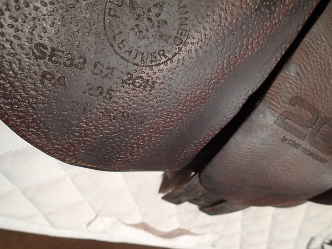 17.5" CWD Hunter Mademoiselle 2Gs Saddle - Full Buffalo - 2021 - 2CH Flaps - SE38 (046)