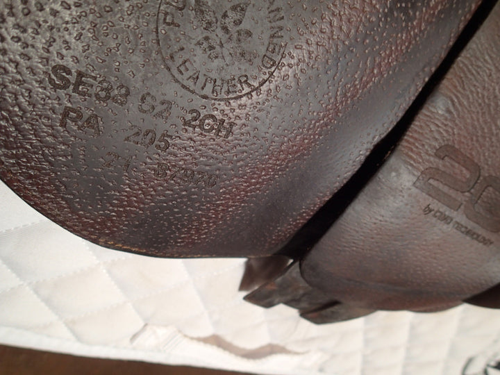 17.5" CWD Hunter Mademoiselle 2Gs Saddle - Full Buffalo - 2021 - 2CH Flaps - SE38 (046)