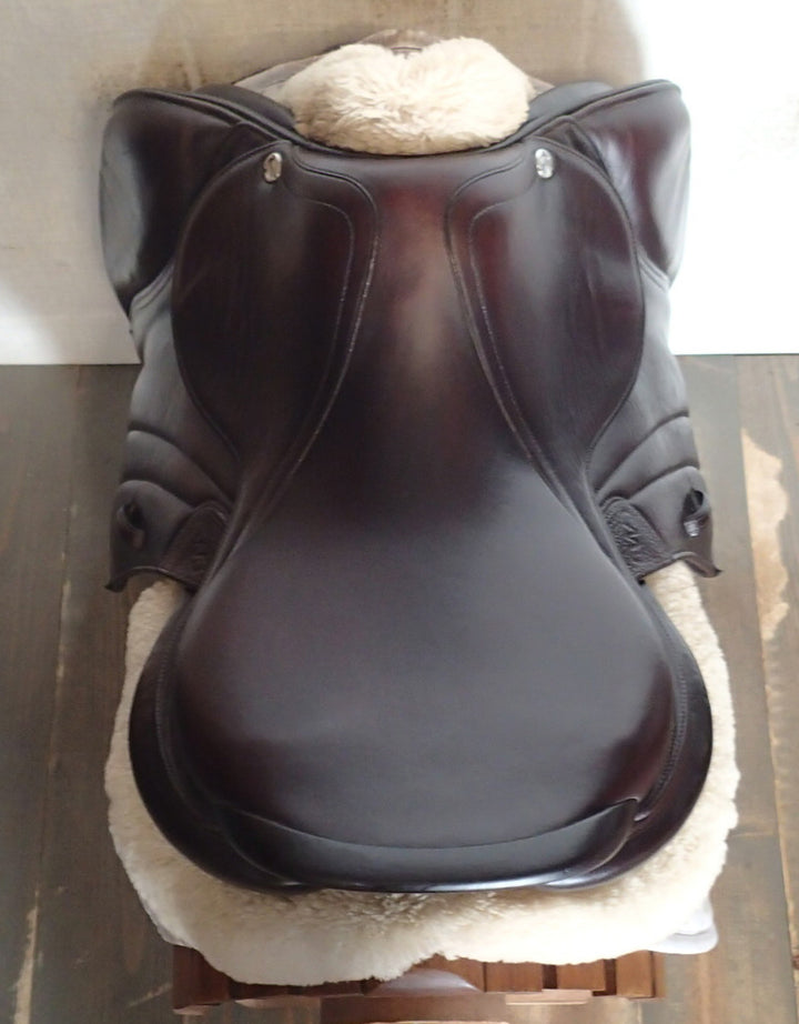 17.5" CWD Hunter Mademoiselle 2Gs Saddle - Full Buffalo - 2021 - 2CH Flaps - SE38 (046)