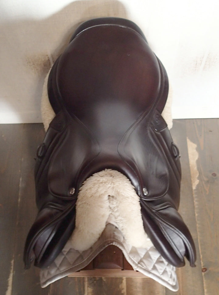 17.5" CWD Hunter Mademoiselle 2Gs Saddle - Full Buffalo - 2021 - 2CH Flaps - SE38 (046)