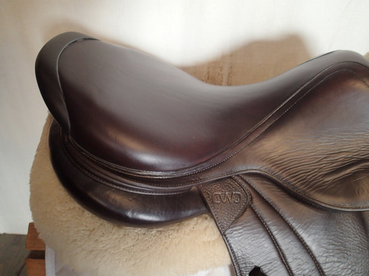 17.5" CWD Hunter Mademoiselle 2Gs Saddle - Full Buffalo - 2021 - 2CH Flaps - SE38 (046)
