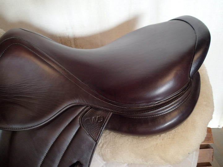 17.5" CWD Hunter Mademoiselle 2Gs Saddle - Full Buffalo - 2021 - 2CH Flaps - SE38 (046)
