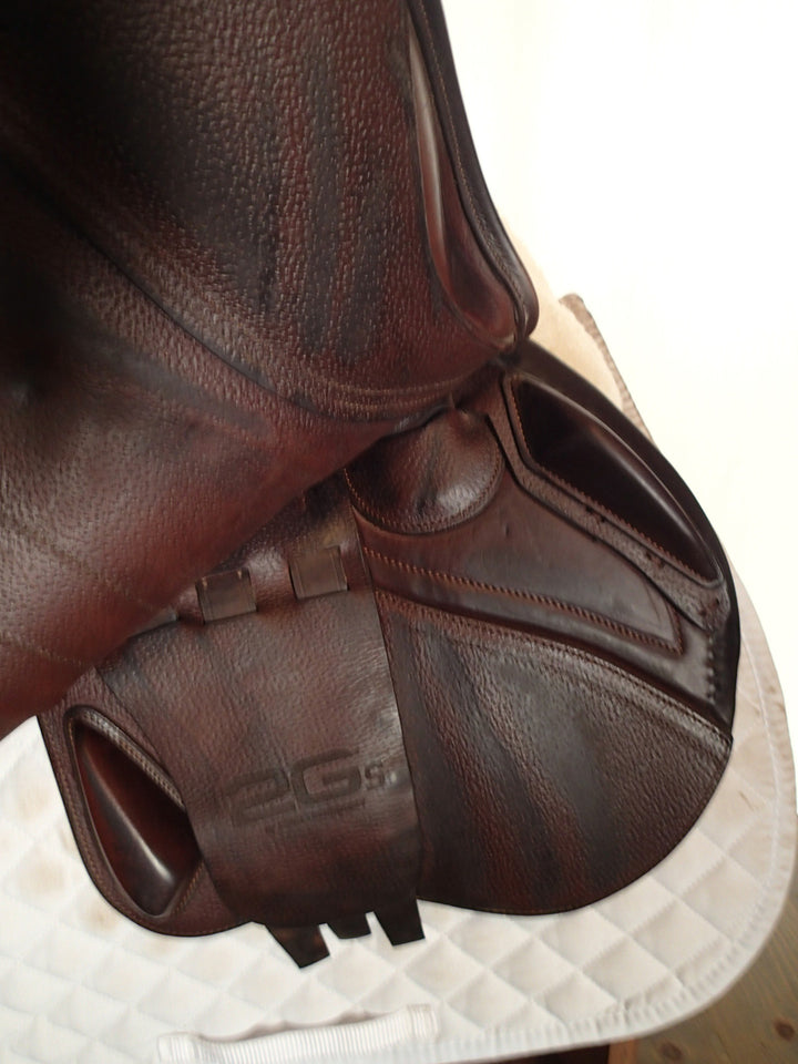 17.5" CWD Hunter Mademoiselle 2Gs Saddle - Full Buffalo - 2021 - 2CH Flaps - SE38 (046)