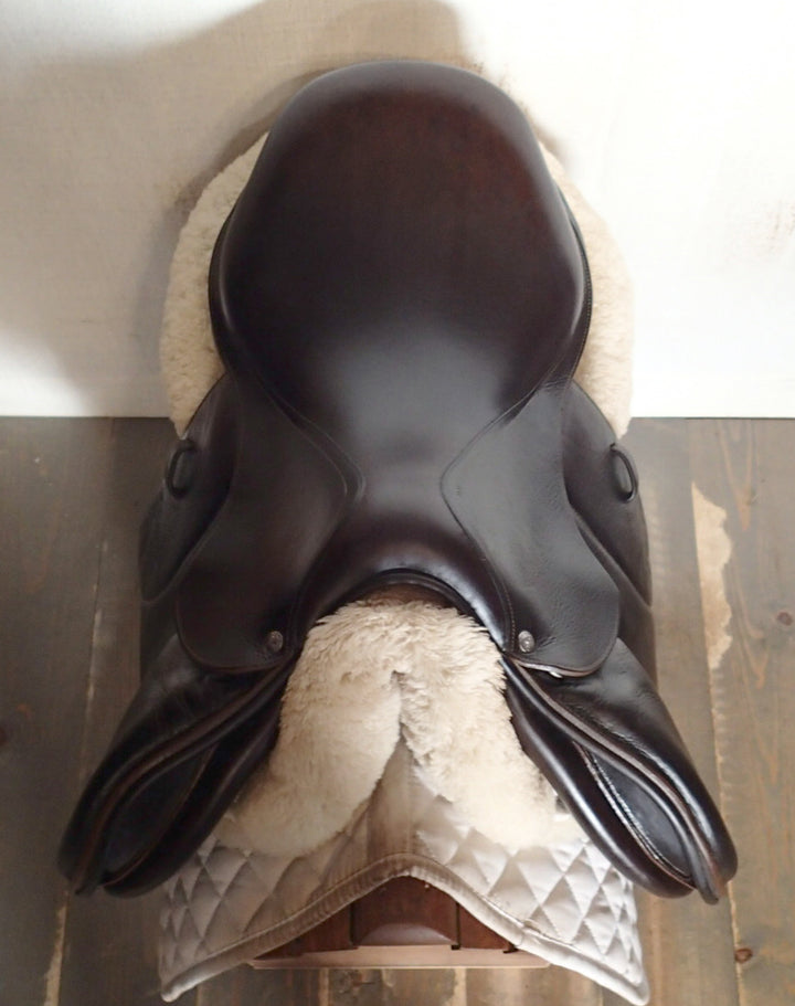 16.5" Voltaire Palm Beach Saddle - Full Buffalo - 2013 - 2A Flaps - 4.75" dot to dot - FIN Panels (049)