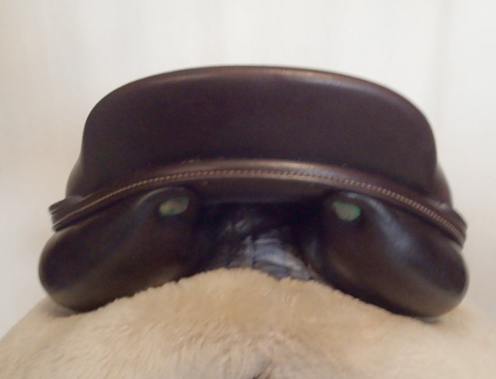 17.5" Amerigo Pinerolo Saddle - Full Buffalo - 2023 - 4.5" dot to dot (051)