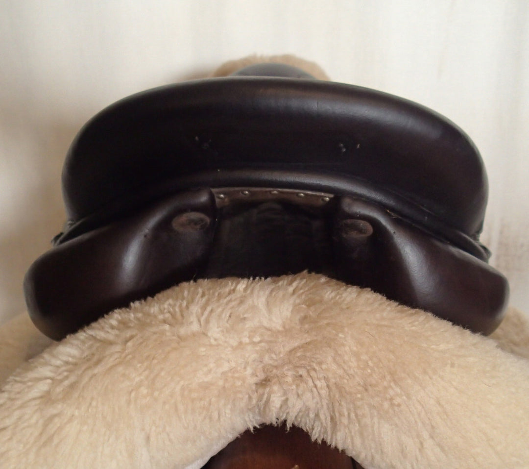 15.5" Voltaire Welli Saddle - Full Buffalo - 2017 - 00 Flaps - 4.75" dot to dot - XFIN Panels (053)