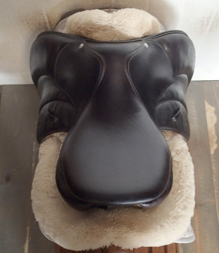 15.5" Voltaire Welli Saddle - Full Buffalo - 2017 - 00 Flaps - 4.75" dot to dot - XFIN Panels (053)