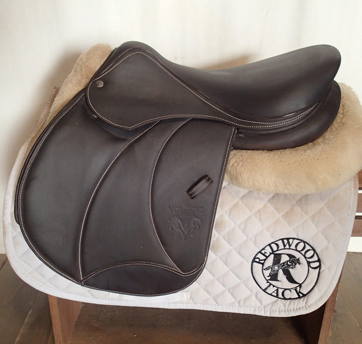 17" Voltaire Palm Beach Saddle - Full Buffalo - 2025 - 2 Flaps - 5" dot to dot - XFIN Panels (059)