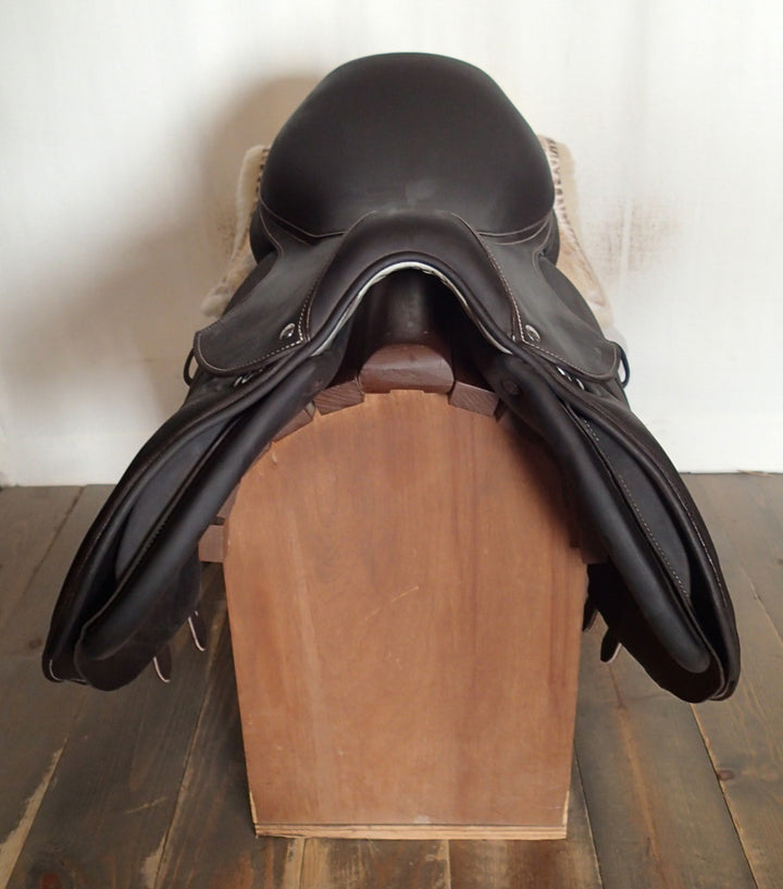 17" Voltaire Palm Beach Saddle - Full Buffalo - 2025 - 2 Flaps - 5" dot to dot - XFIN Panels (059)