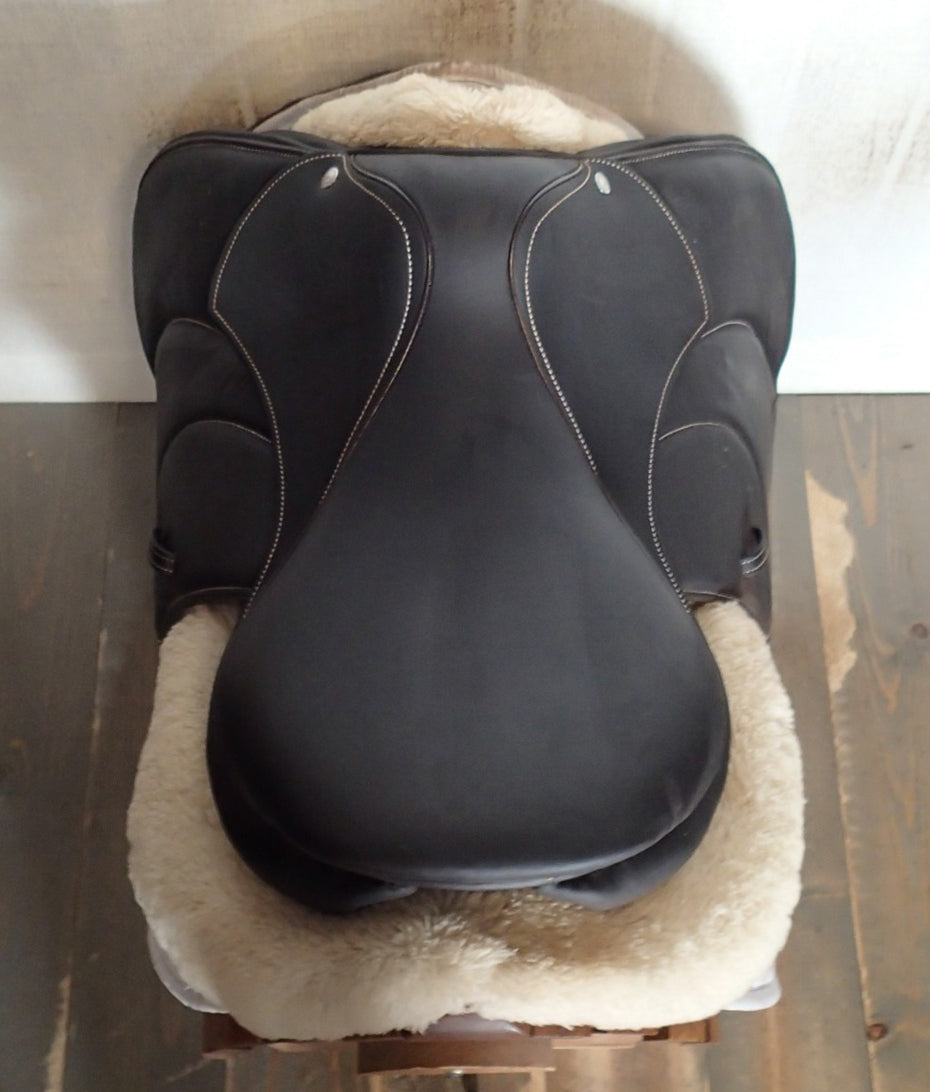 17" Voltaire Palm Beach Saddle - Full Buffalo - 2025 - 2 Flaps - 5" dot to dot - XFIN Panels (059)