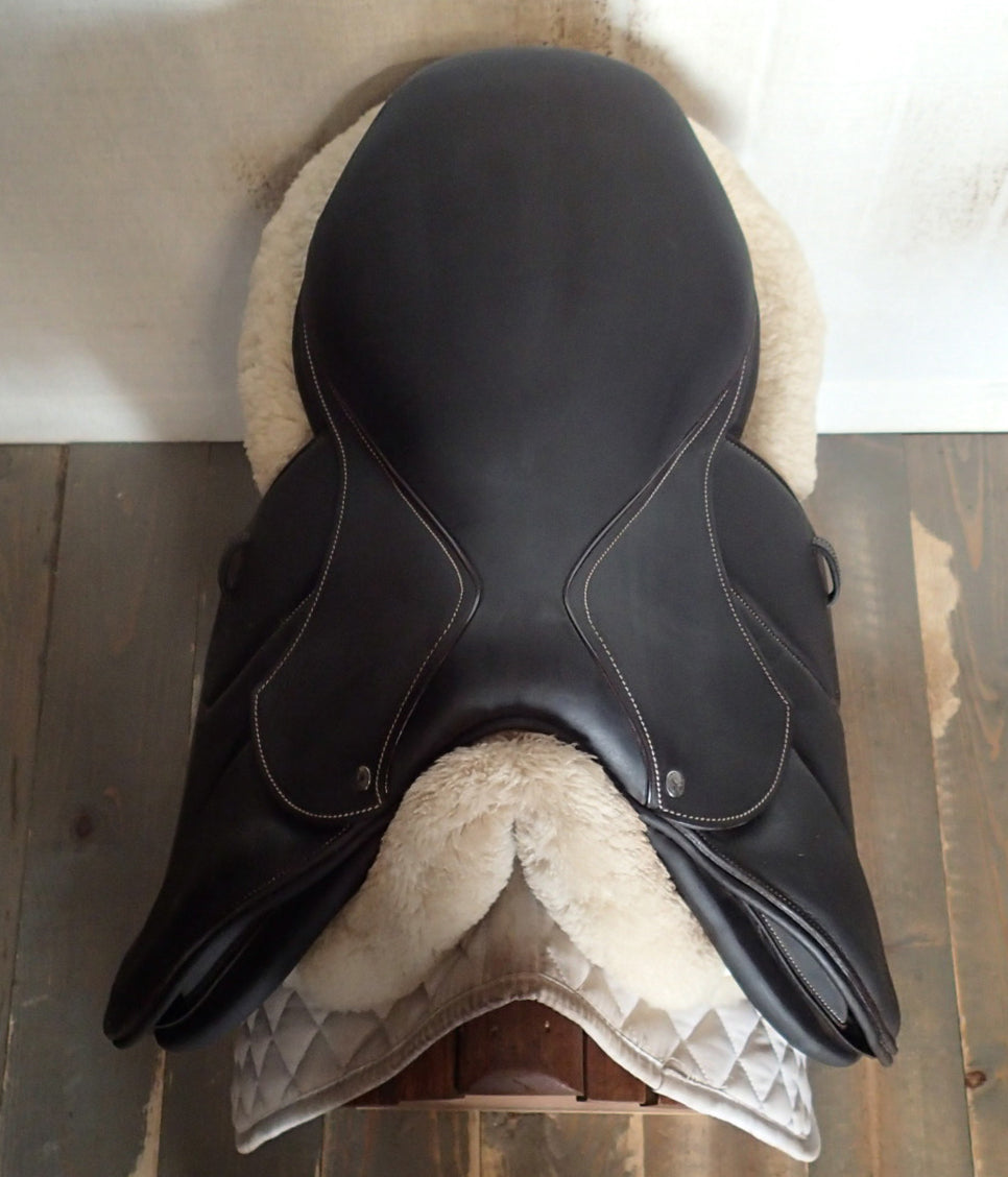 17" Voltaire Palm Beach Saddle - Full Buffalo - 2025 - 2 Flaps - 5" dot to dot - XFIN Panels (059)