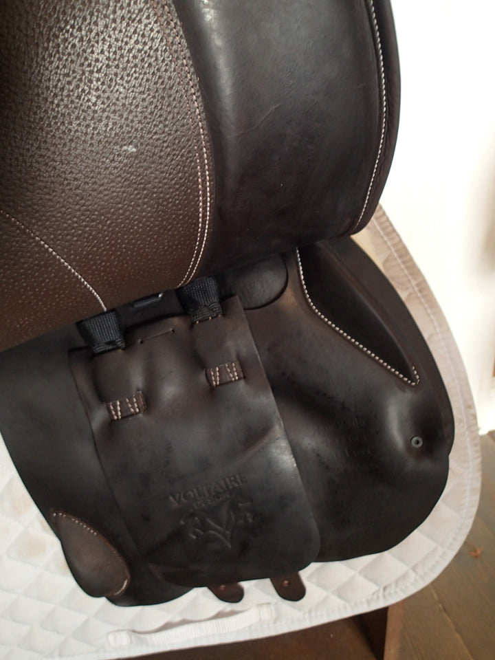 17" Voltaire Palm Beach Saddle - Full Buffalo - 2025 - 2 Flaps - 5" dot to dot - XFIN Panels (059)