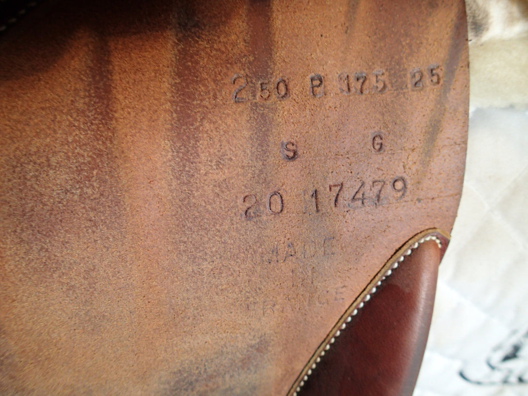 17.5" Butet Premium Saddle - Full Calfskin - 2020 - P Seat - 2.5 Flaps - 4" dot to dot (061)