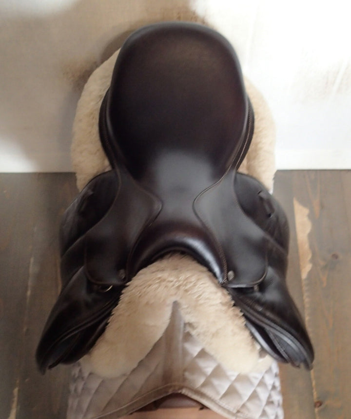 16" Voltaire Welli Saddle - Full Buffalo - 2019 - 0A Flaps - 4.75" dot to dot - XFIN Panels (062)