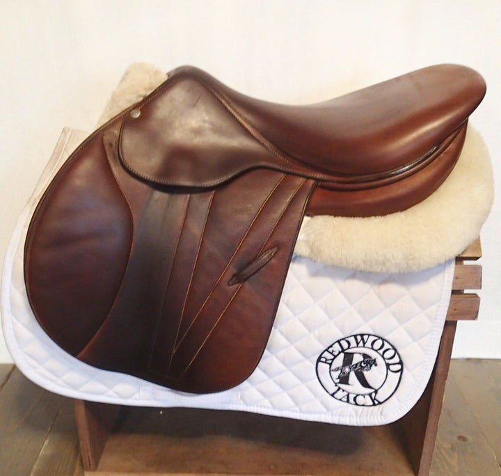 18" Butet Premium Saddle - Full Calfskin - 2015 - P Seat - 2 Flaps - 4.25" dot to dot