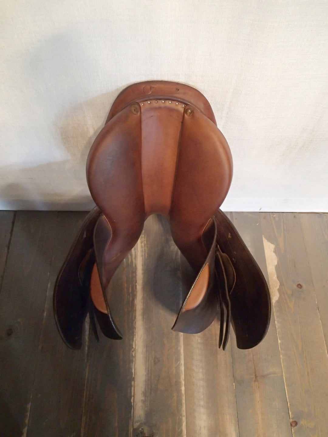 18" Butet Premium Saddle - Full Calfskin - 2015 - P Seat - 2 Flaps - 4.25" dot to dot