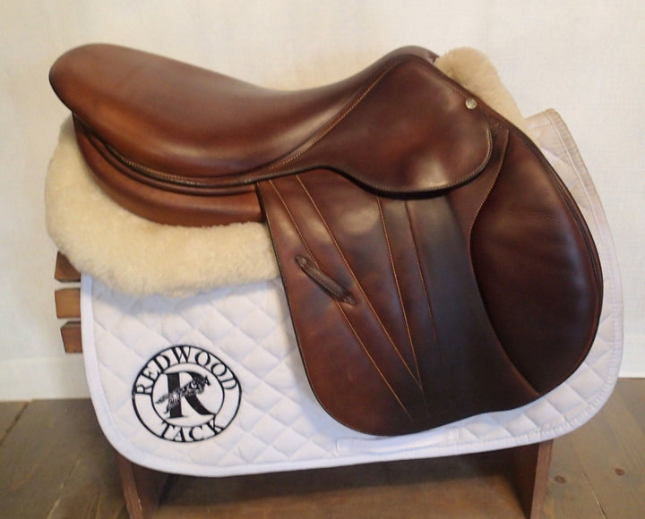 18" Butet Premium Saddle - Full Calfskin - 2015 - P Seat - 2 Flaps - 4.25" dot to dot