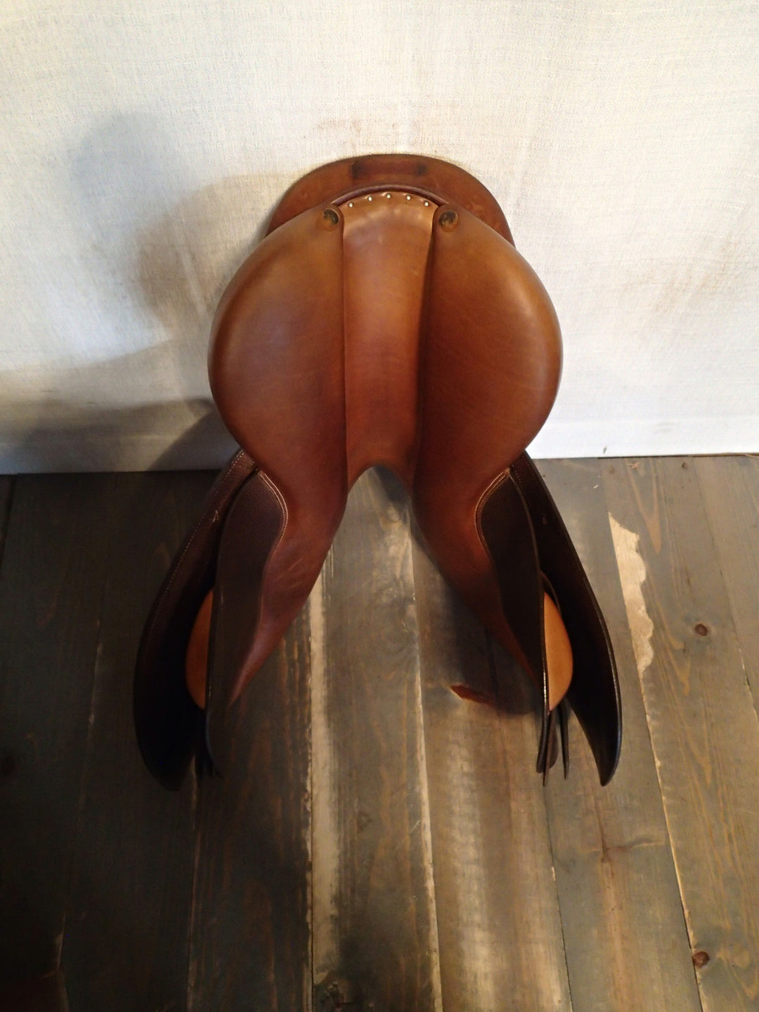 17" Butet Premium Saddle - Full Calfskin - 2014 - L Seat - 0.5 Flaps - 4.25" dot to dot