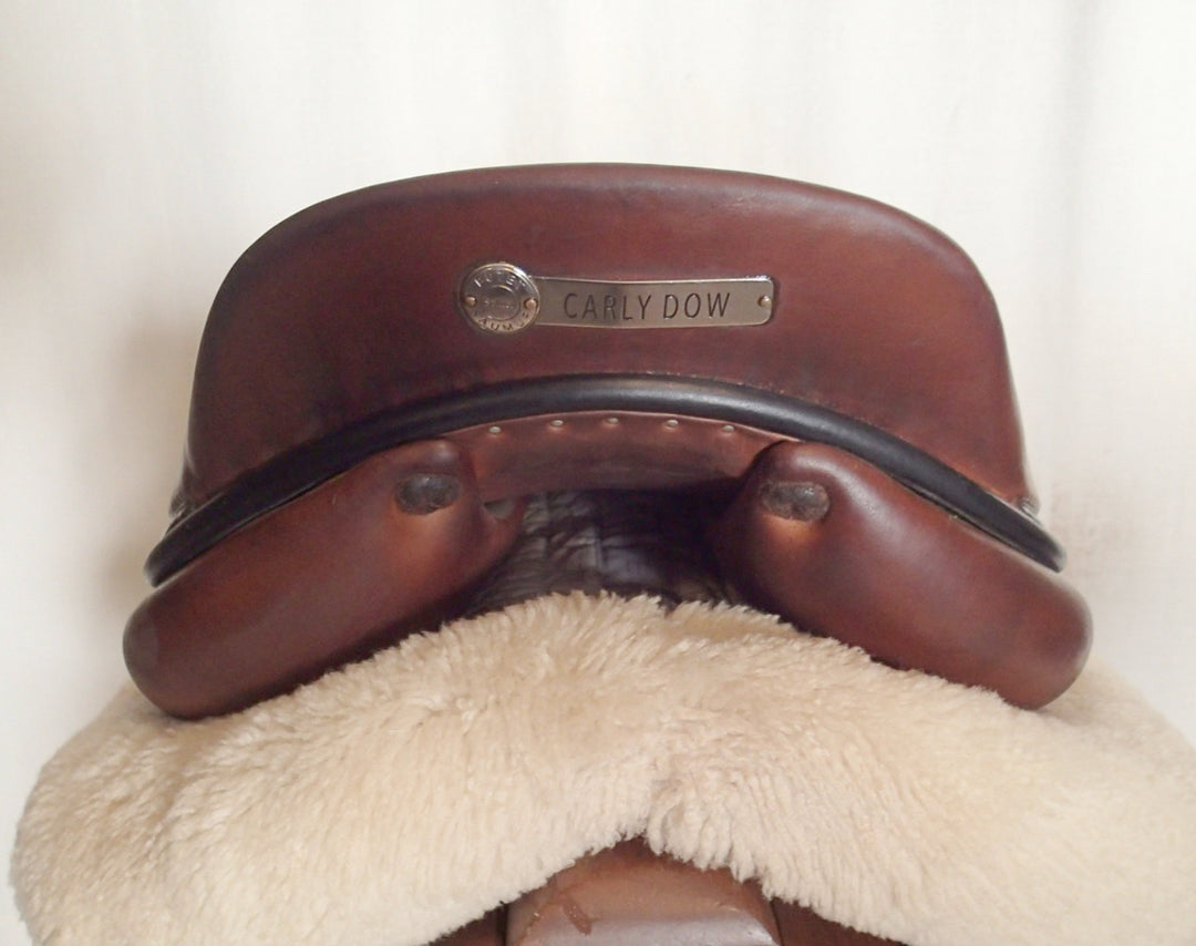 17.5" Butet Premium Saddle - Full Calfskin - 2020 - M Seat - 2.25 Flaps - 4.25" dot to dot (077)