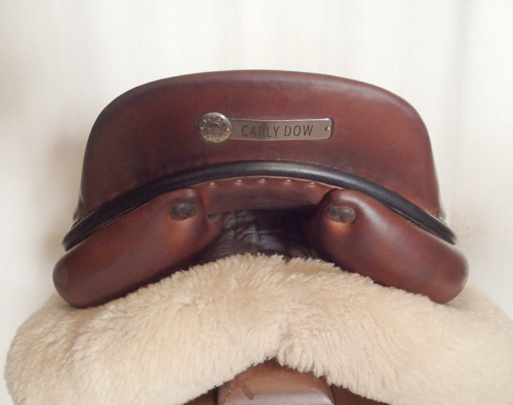 17.5" Butet Premium Saddle - Full Calfskin - 2020 - M Seat - 2.25 Flaps - 4.25" dot to dot (077)