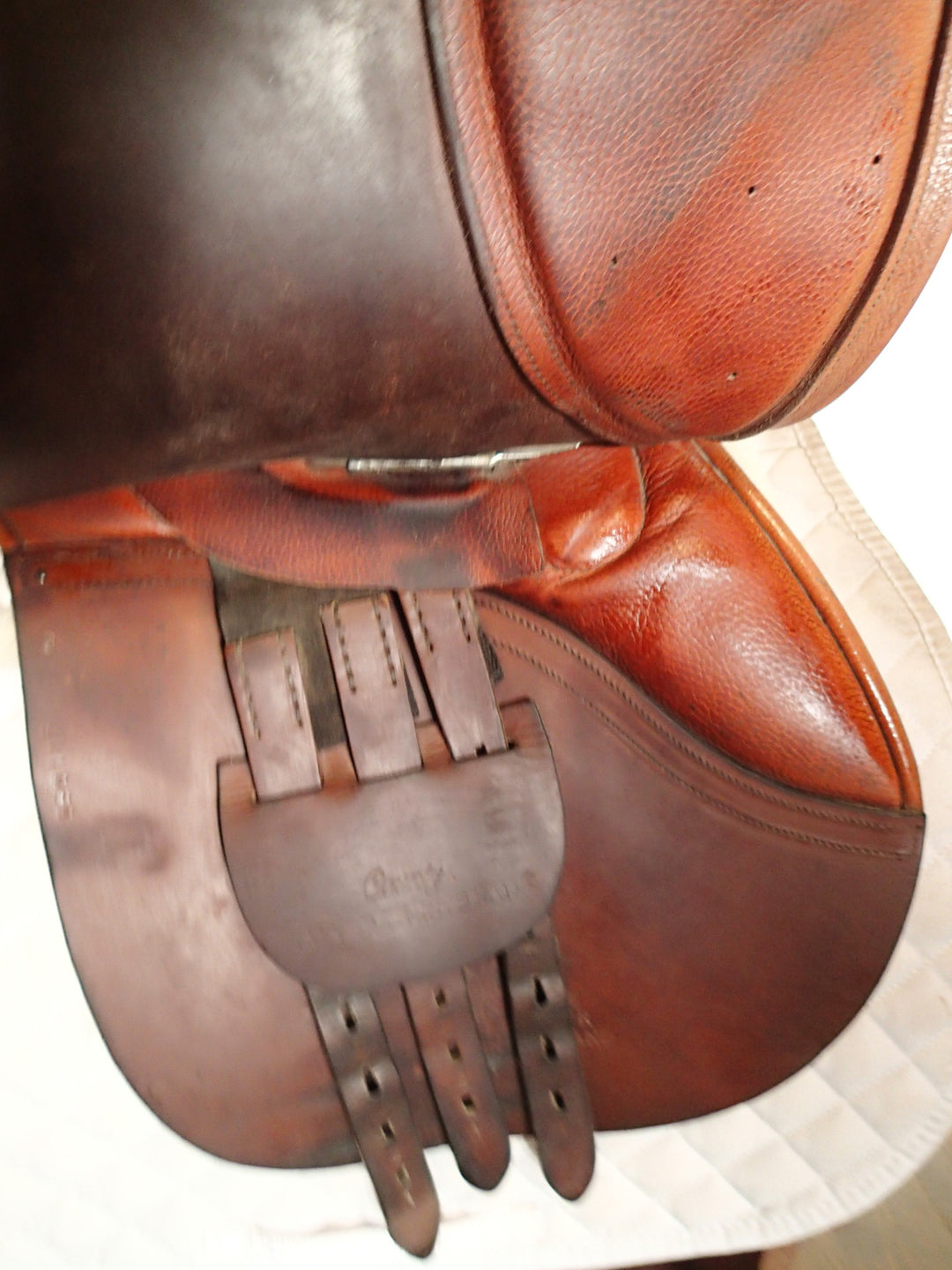 17" County Saddle - 2010 - MW tree - Wool Flocked (079)