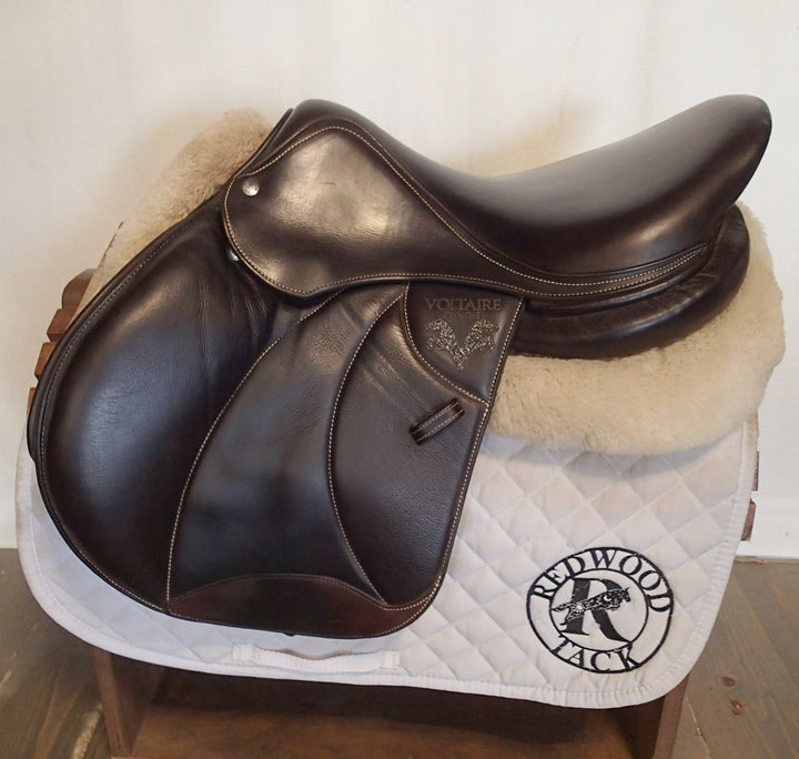 17" Voltaire Stuttgart Saddle - Full Buffalo - 2022 - 2A Flaps - 4.75" dot to dot - Pro Panels (080)