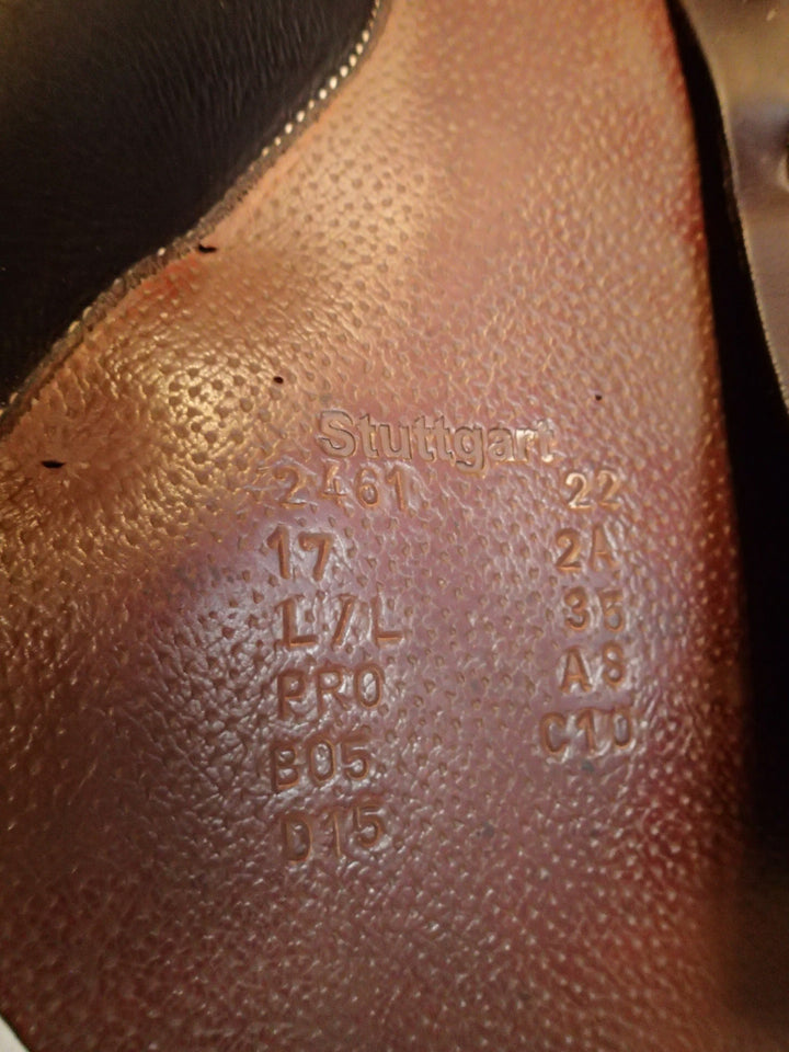 17" Voltaire Stuttgart Saddle - Full Buffalo - 2022 - 2A Flaps - 4.75" dot to dot - Pro Panels (080)