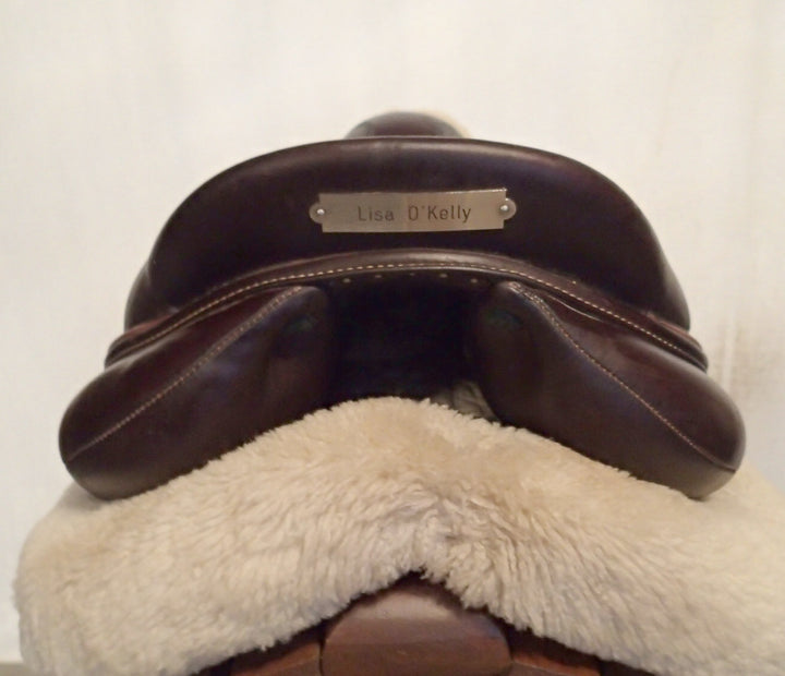 17" Devoucoux Biarritz O Saddle - Full Buffalo - 2023 - 3A Flaps - 4.5" dot to dot (081)