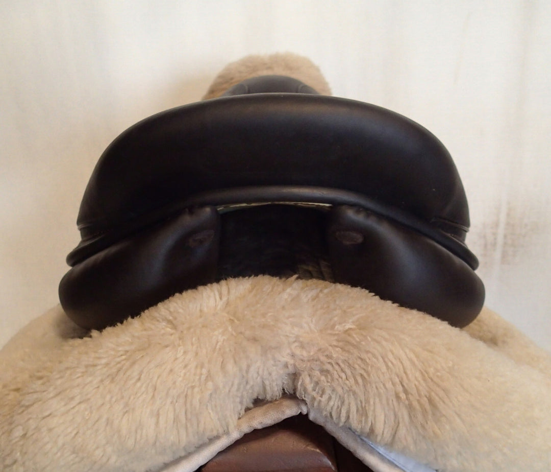 15.5" Voltaire Palm Beach Saddle - Full Buffalo - 2021 - 0A Flaps - 4.75" dot to dot - XFIN Panels (082)