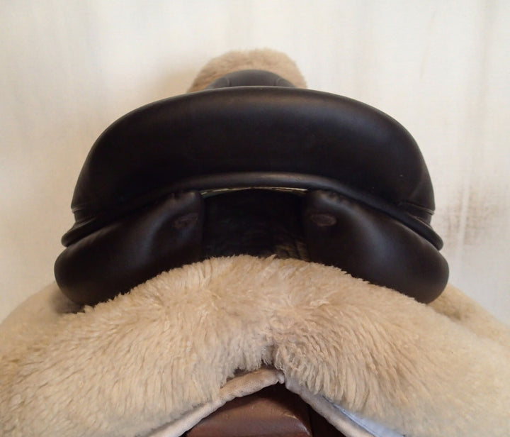 15.5" Voltaire Palm Beach Saddle - Full Buffalo - 2021 - 0A Flaps - 4.75" dot to dot - XFIN Panels (082)