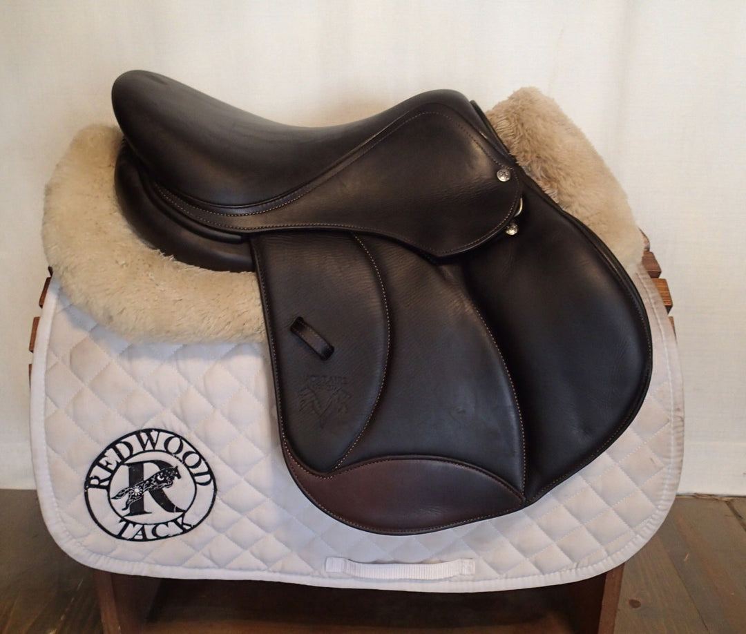15.5" Voltaire Palm Beach Saddle - Full Buffalo - 2021 - 0A Flaps - 4.75" dot to dot - XFIN Panels (082)