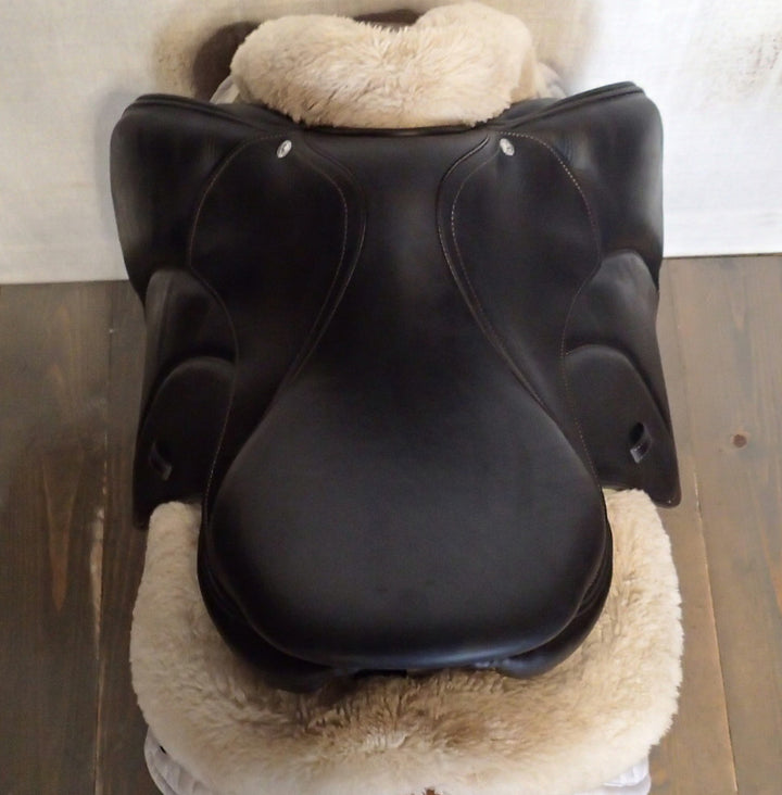 15.5" Voltaire Palm Beach Saddle - Full Buffalo - 2021 - 0A Flaps - 4.75" dot to dot - XFIN Panels (082)