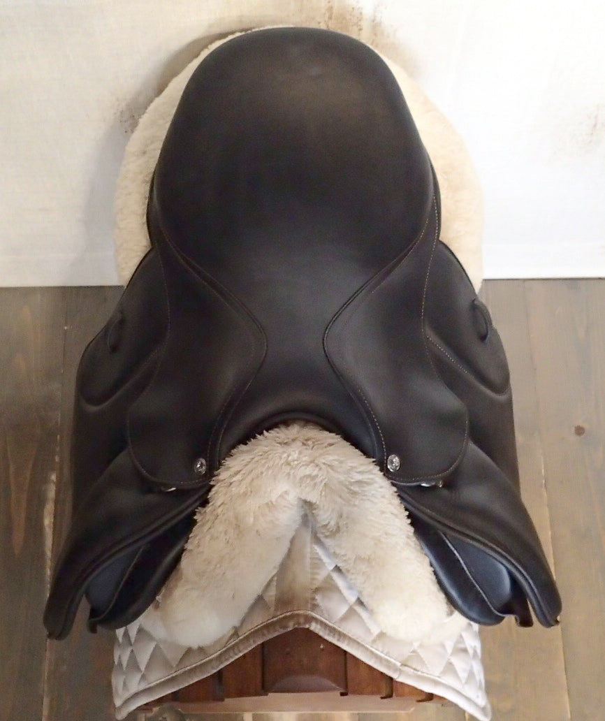 15.5" Voltaire Palm Beach Saddle - Full Buffalo - 2021 - 0A Flaps - 4.75" dot to dot - XFIN Panels (082)