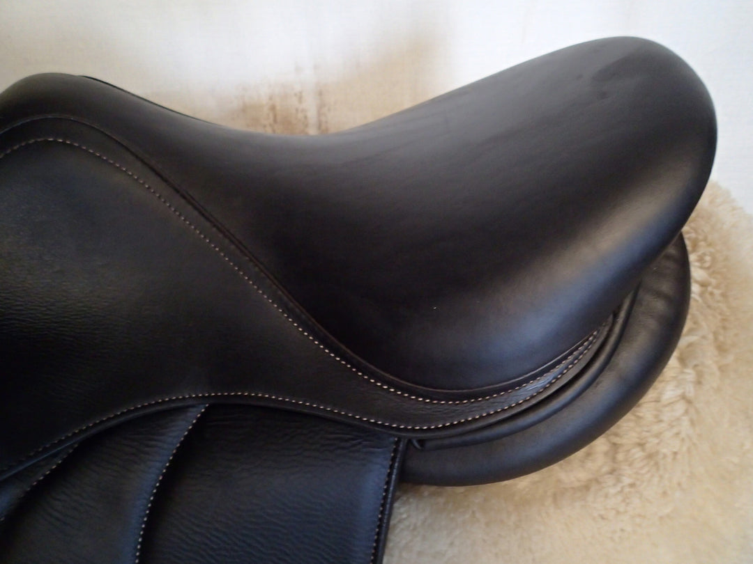 15.5" Voltaire Palm Beach Saddle - Full Buffalo - 2021 - 0A Flaps - 4.75" dot to dot - XFIN Panels (082)