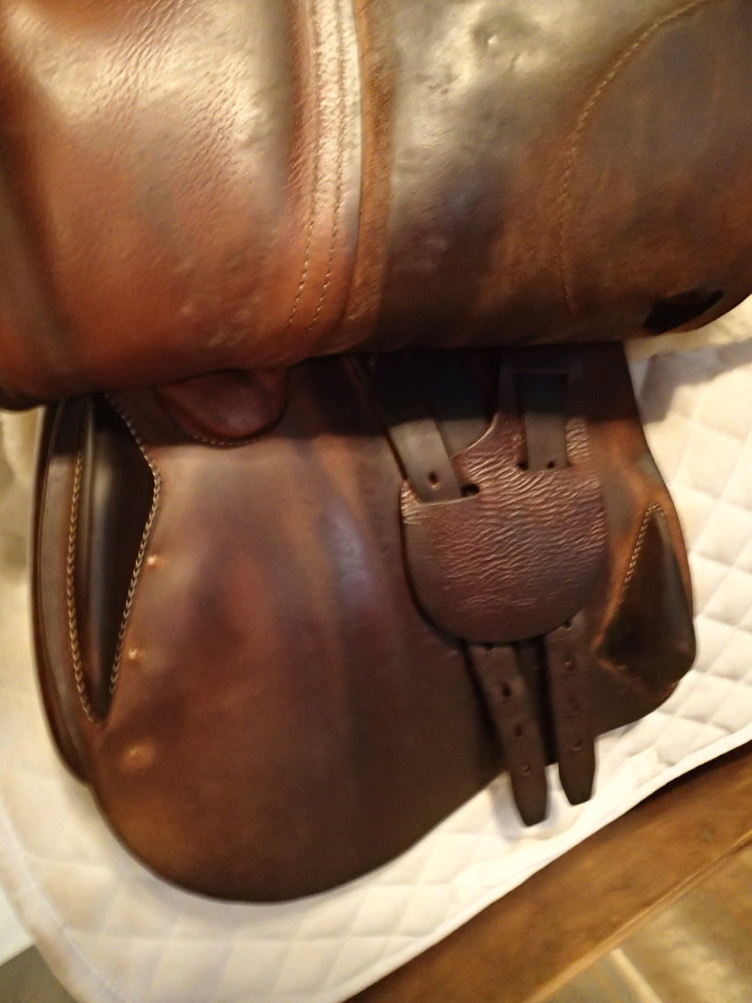 17" Antares Evolution Saddle - 2022 - 2N Flaps - 4.5" dot to dot (084)