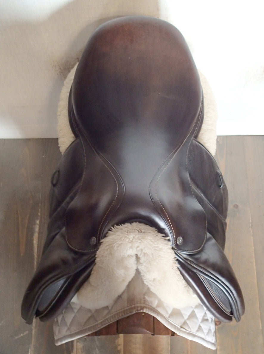 17" Voltaire Palm Beach Saddle - Full Buffalo - 2021 - 3A Flaps - 4.75" dot to dot - FIN Panels (089)