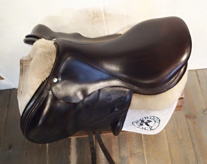 18" Voltaire Lexington Monoflap Saddle - Full Buffalo - 2013 - 2AAA Flaps - 4.75" dot to dot - Pro Panels (091)