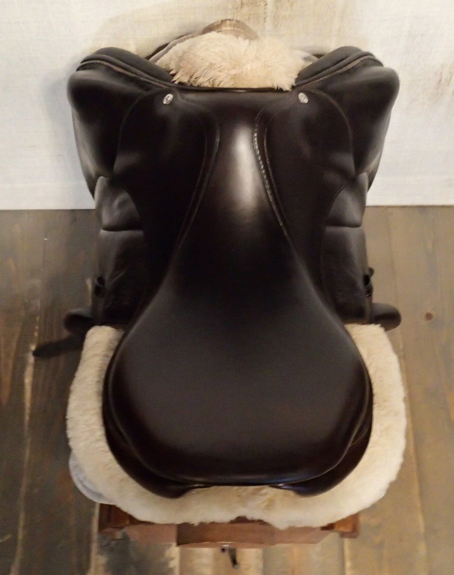 18" Voltaire Lexington Monoflap Saddle - Full Buffalo - 2013 - 2AAA Flaps - 4.75" dot to dot - Pro Panels (091)