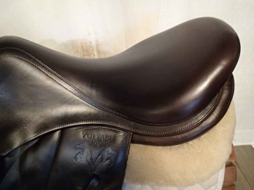 18" Voltaire Lexington Monoflap Saddle - Full Buffalo - 2013 - 2AAA Flaps - 4.75" dot to dot - Pro Panels (091)