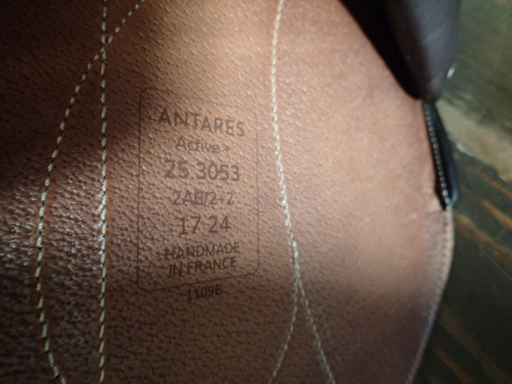 17" Antares Active + Monoflap Saddle - BRAND NEW - Full Buffalo - 2025 - 2AB Flaps - 4.5" dot to dot (093)